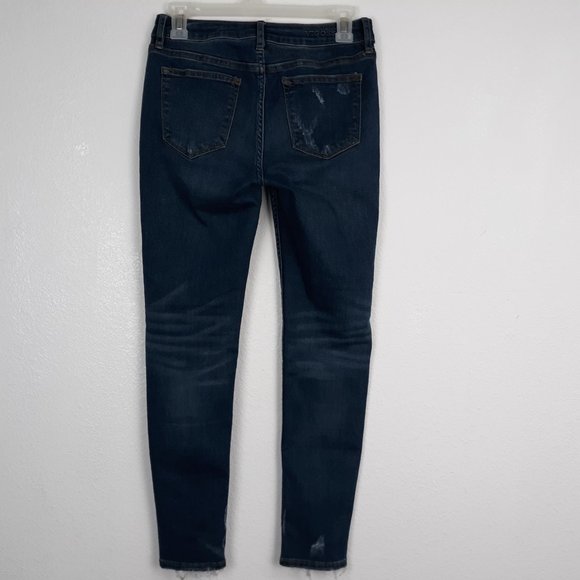 VIGOSS Women's The Jagger Skinny Jeans Size W26 L28 Distressed Medium Wash Blue - Picture 8 of 16